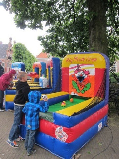 Clown ballengooien opblaasbaar